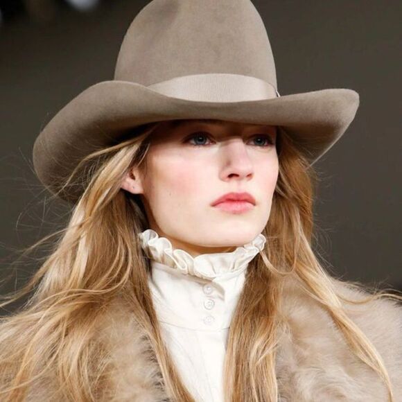 Ralph Lauren Collection *Fall 14 Italian Fawn Lamb Shearling Pull-Through Collar - Picture 9 of 17
